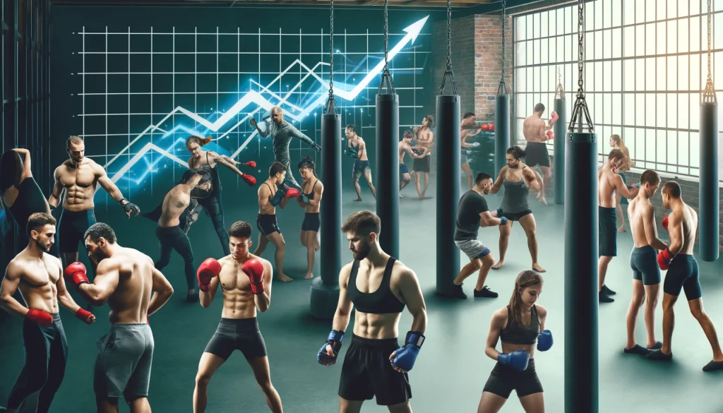 総合格闘技（MMA）の競技人口は増加傾向