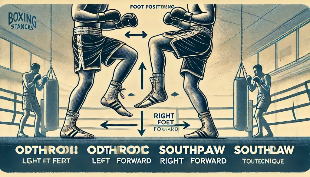 【ボクシング】構え中の足の位置